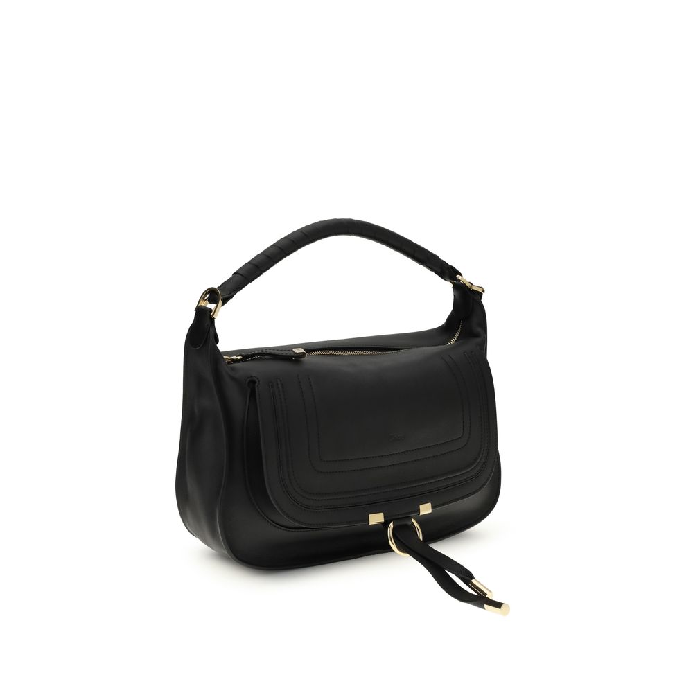 Chloé Black Calf Leather Bos Taurus Shoulder Bag - immagine 2