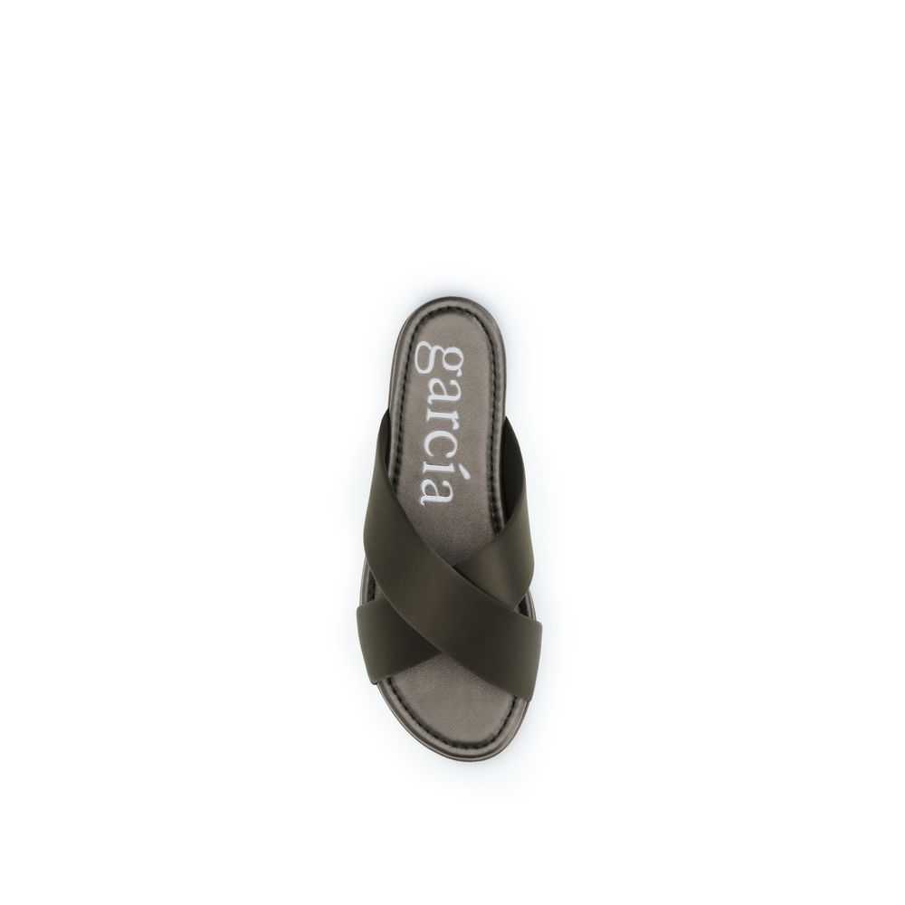 Pedro García Brown Silk Flat Sandals - immagine 4