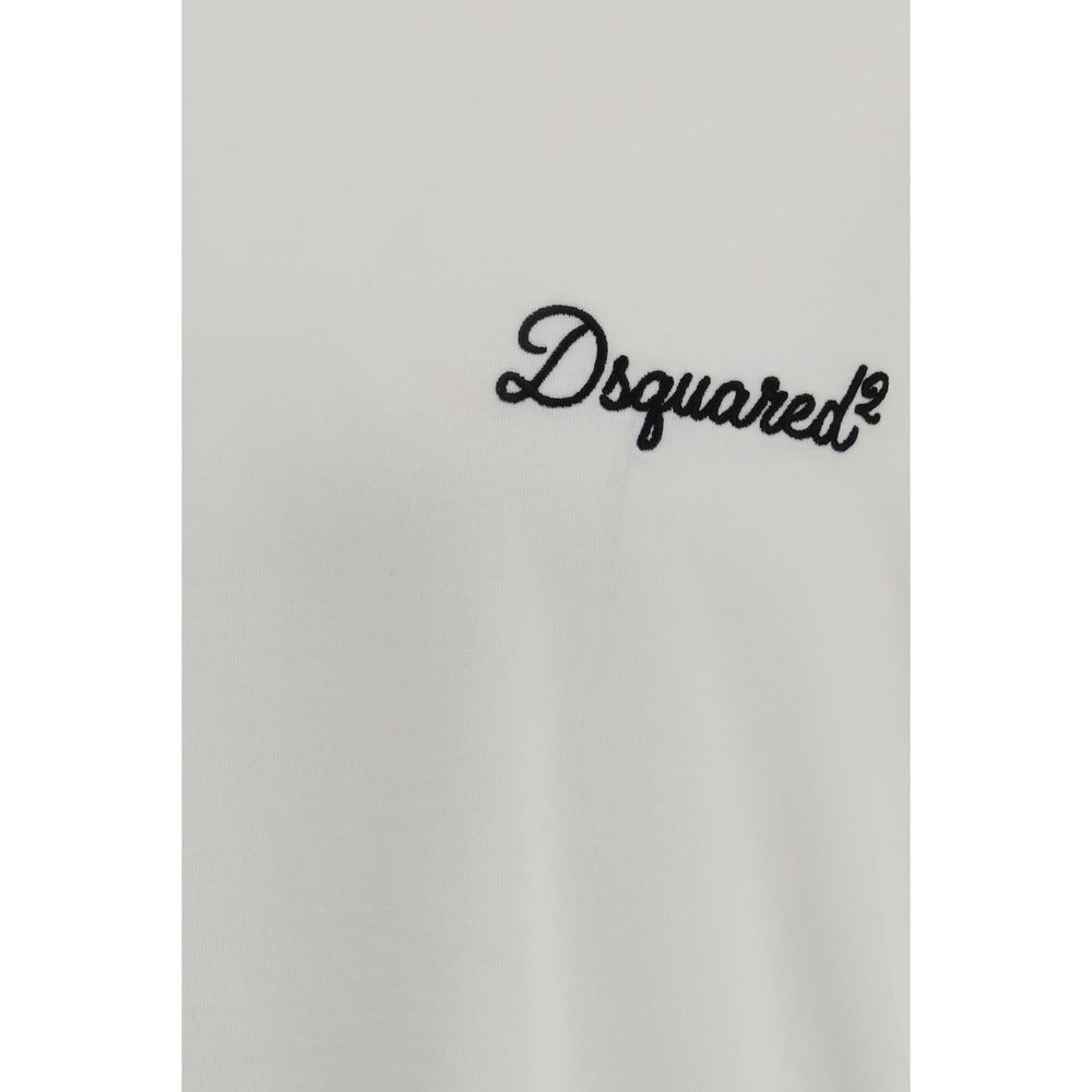 Dsquared² White Cotton T-Shirt - immagine 3