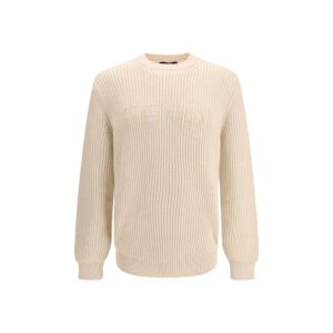 Fendi Beige Wool Oves Aries Sweatshirt