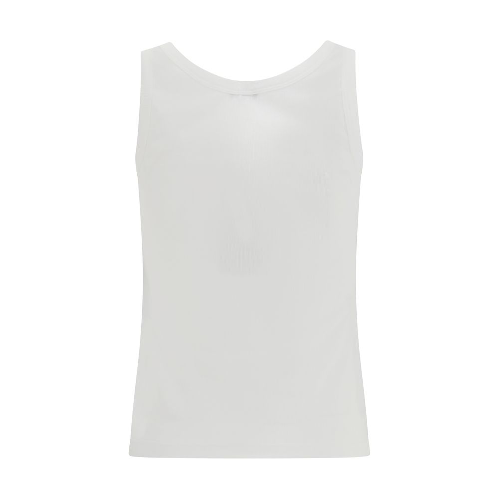 Versace White Cotton Tank Tops - immagine 2