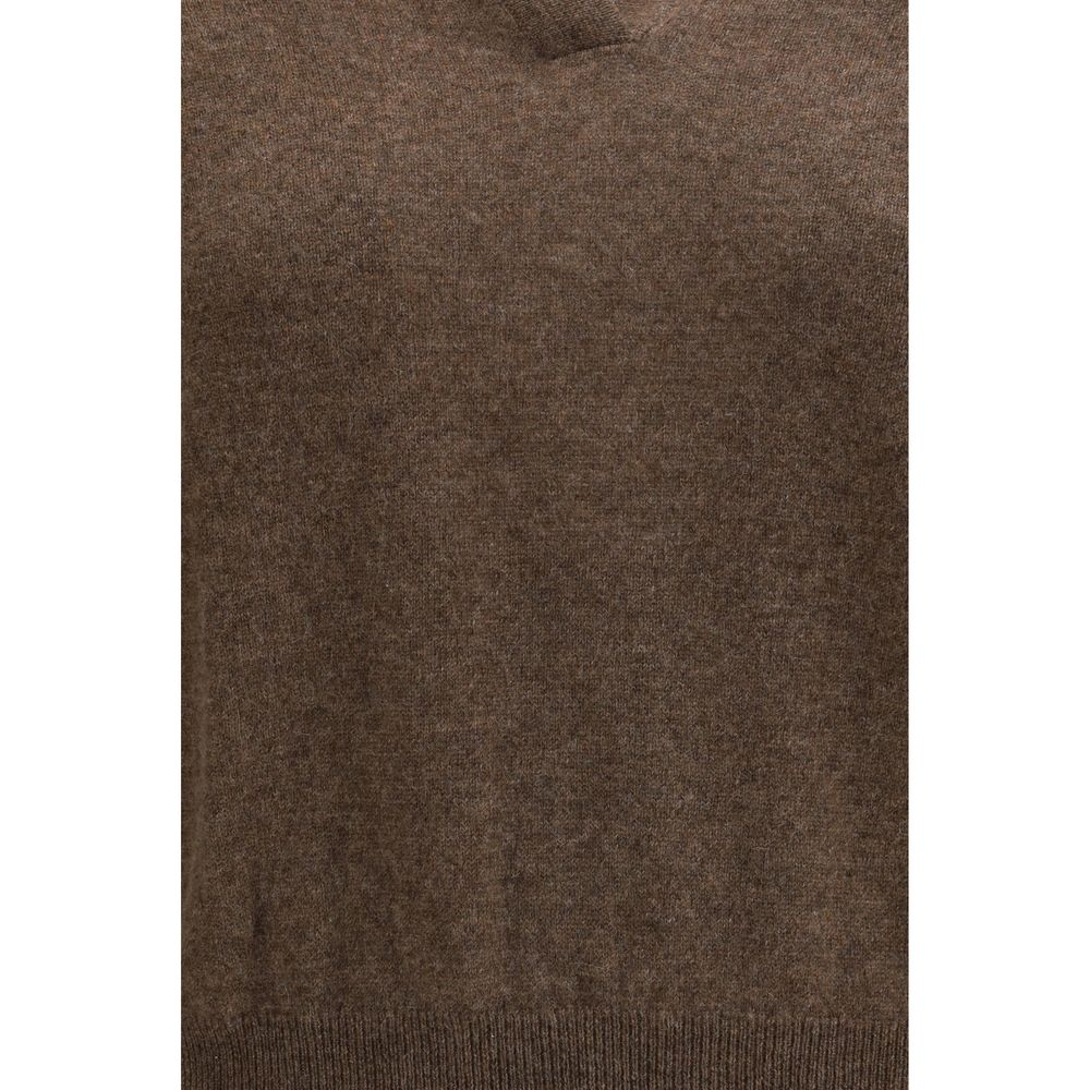 Lisa Yang Brown Cashmere Sweatshirt - immagine 3