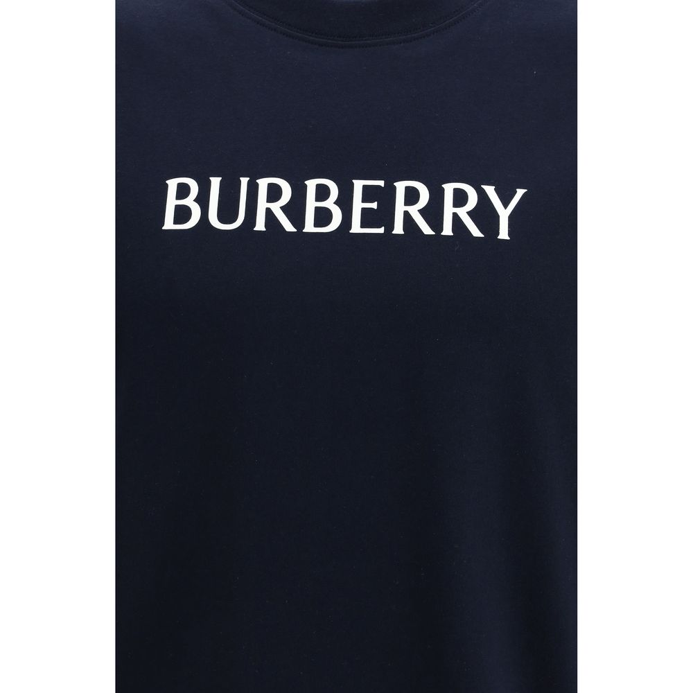 Burberry Blue Cotton T-Shirt - immagine 3