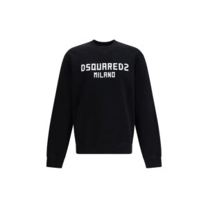 Dsquared² Black Cotton Sweatshirt