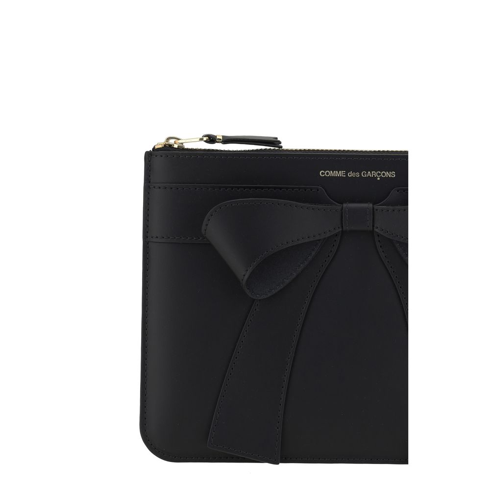 Comme Des Garçons Black Calf Leather Bos Taurus Wallet - immagine 3