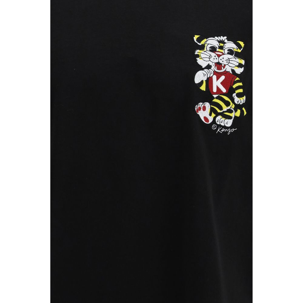 Kenzo Black Cotton T-Shirt - immagine 3