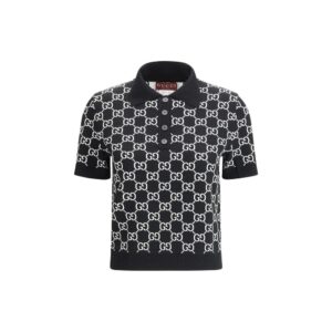 Gucci Black Wool Oves Aries Dress Shirt