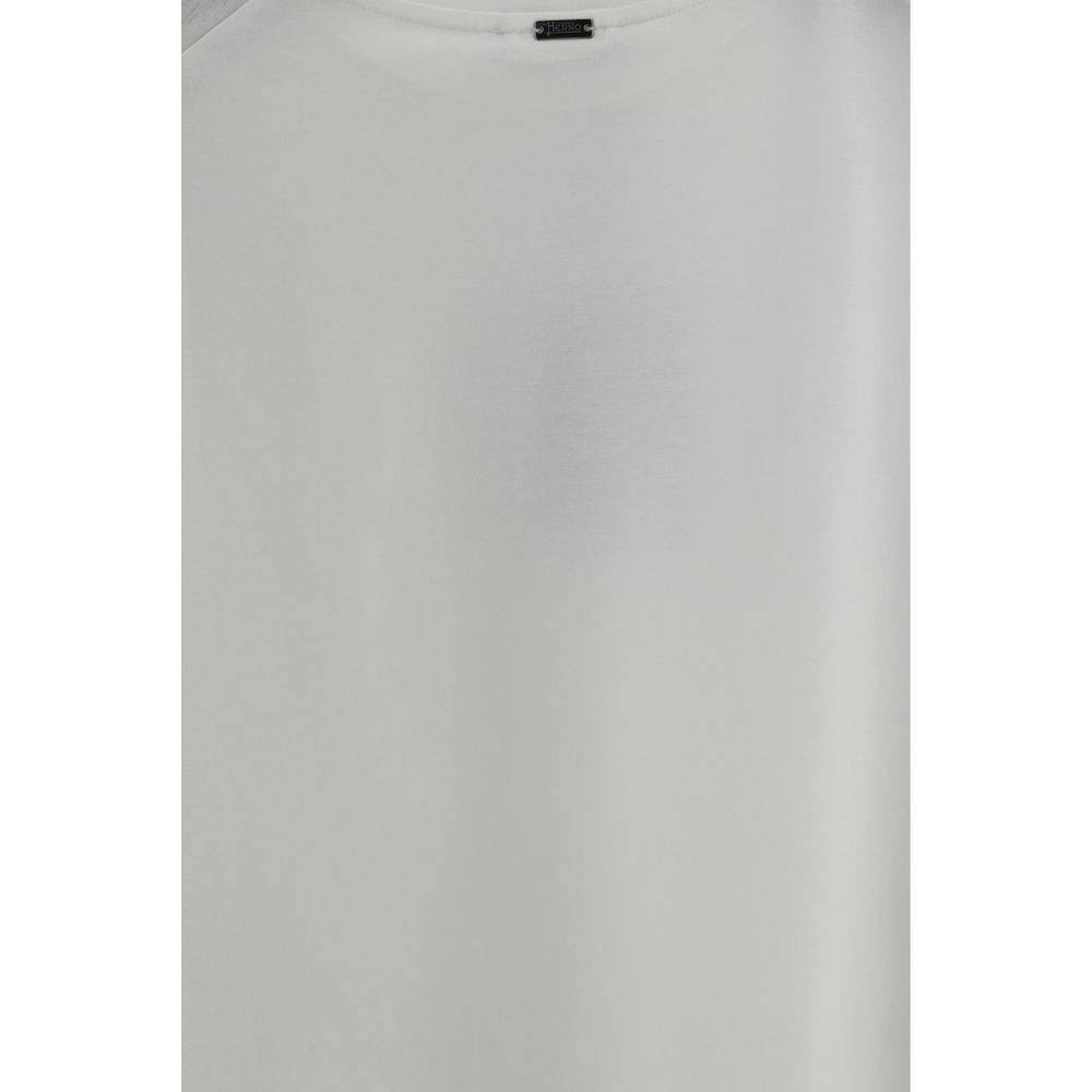 Herno White Cotton T-Shirt - immagine 3