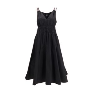 PINKO Black Cotton Casual Dress