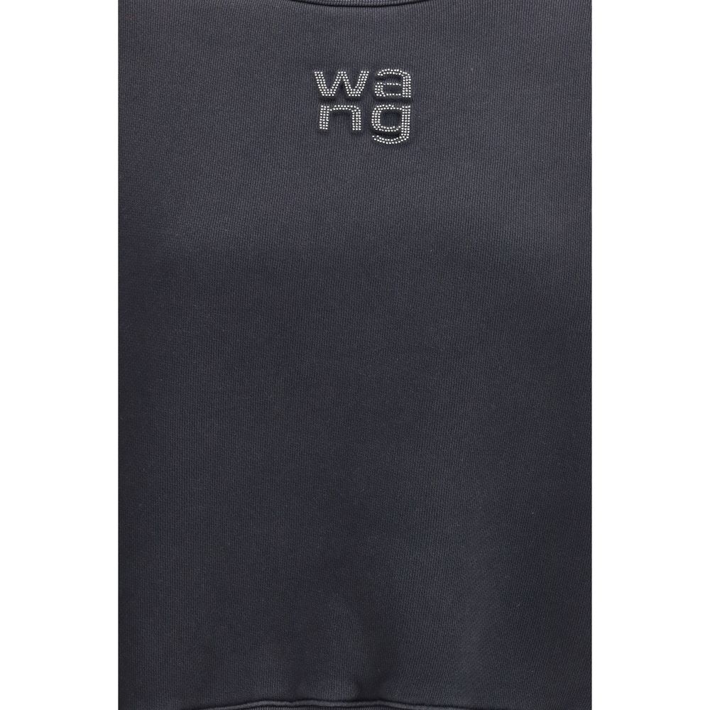 Alexander Wang Black Cotton Sweatshirt - immagine 3