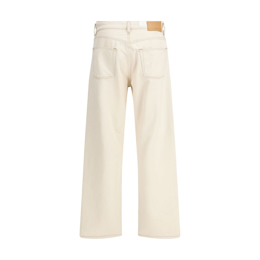 Sunflower Beige Cotton Relaxed Fit Jeans - immagine 2
