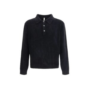 Sunflower Black Cotton Polo Shirt