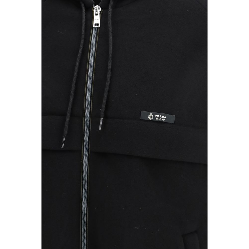 Prada Black Polyester Shell Jacket - immagine 3