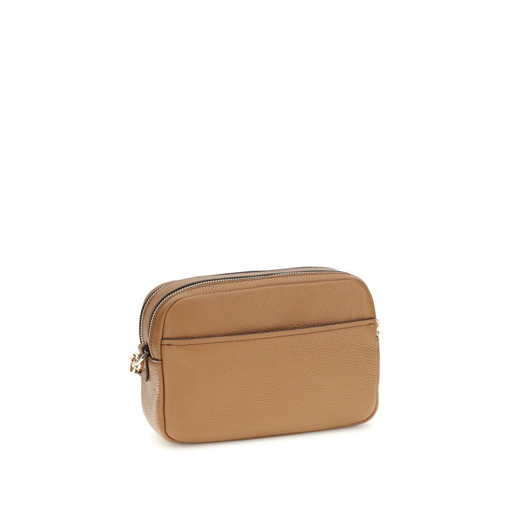Michael Kors Brown Calf Leather Bos Taurus Shoulder Bag - immagine 3