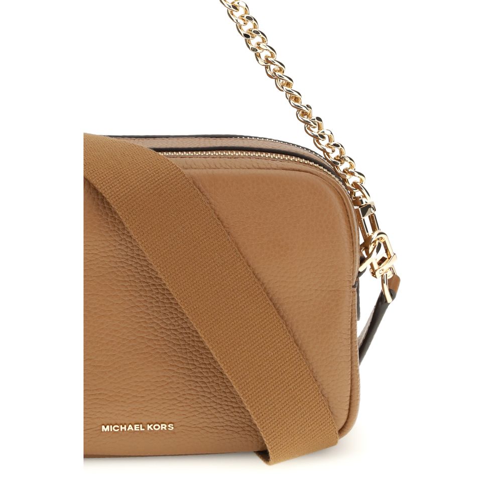 Michael Kors Brown Calf Leather Bos Taurus Shoulder Bag - immagine 4