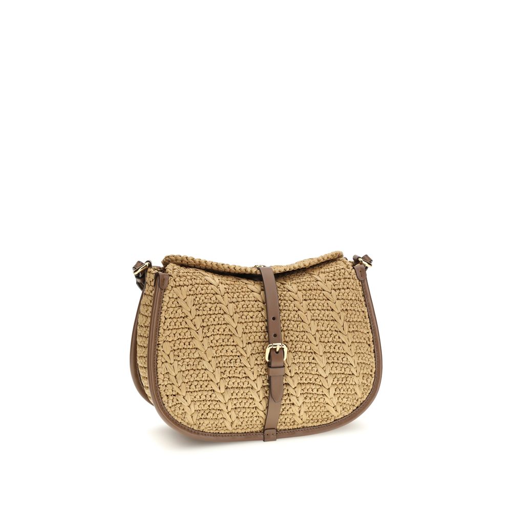 Etro Beige Raffia Shoulder Bag - immagine 2