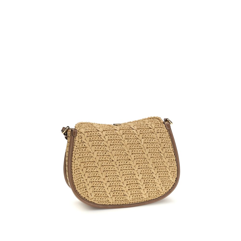 Etro Beige Raffia Shoulder Bag - immagine 3