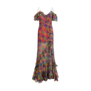 Etro Multicolor Silk Casual Dress