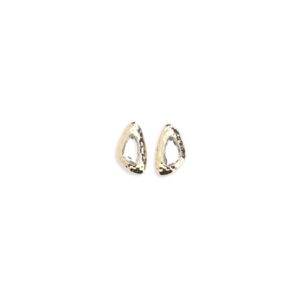 Self-Portrait Gold Brass Earrings