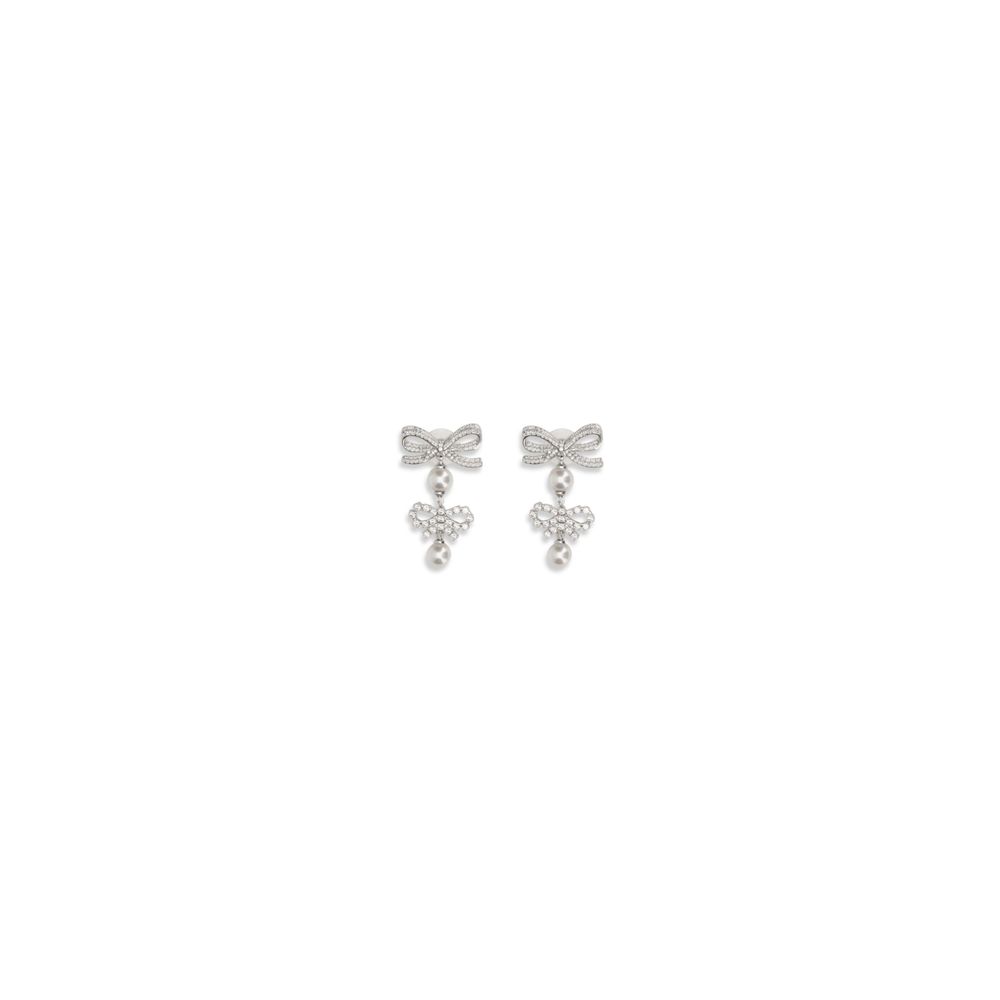 Self-Portrait Silver Brass Earrings