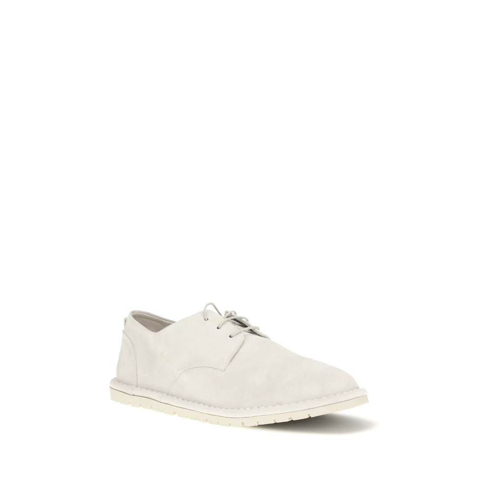 Marsell Beige Calf Leather Bos Taurus Oxfords And Derbies - immagine 2