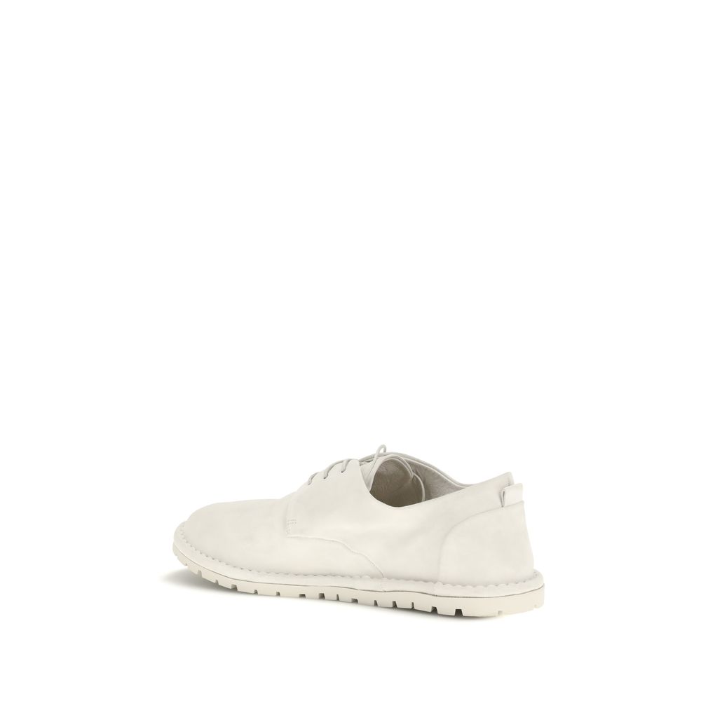 Marsell Beige Calf Leather Bos Taurus Oxfords And Derbies - immagine 3