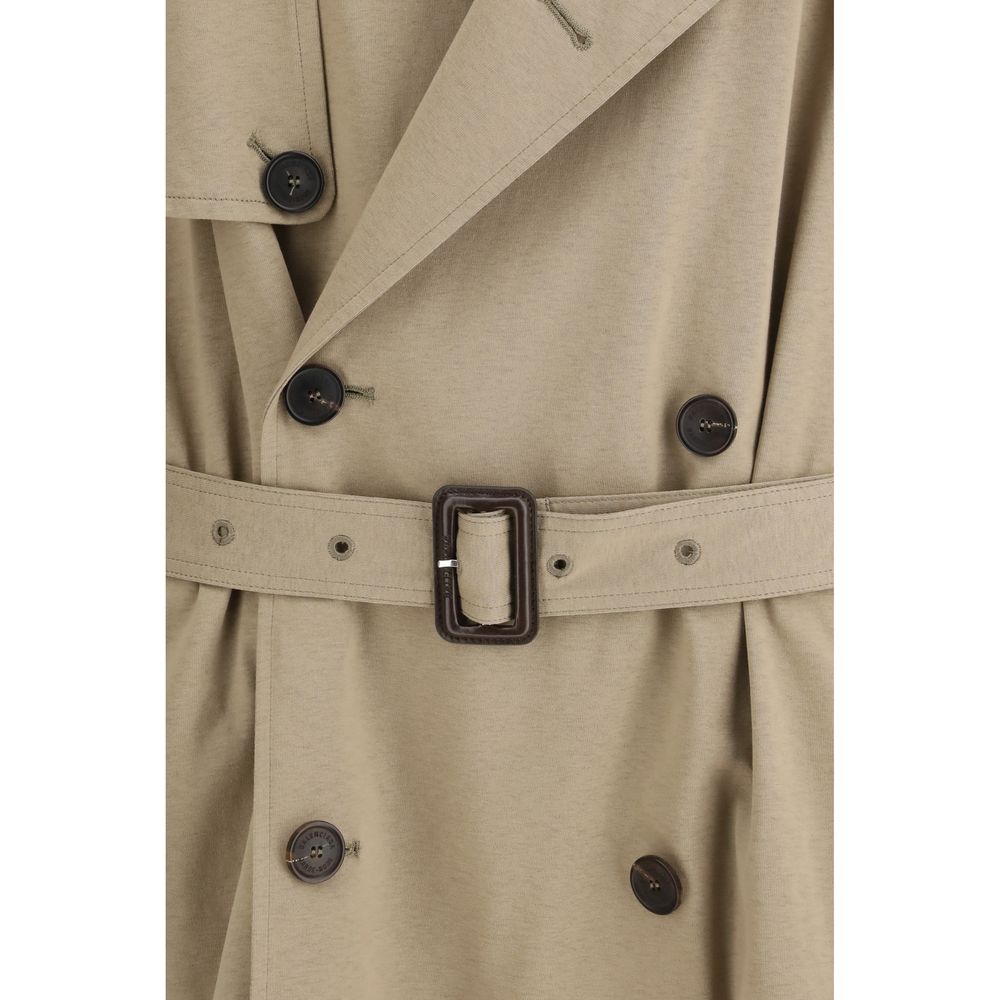 Balenciaga Beige Cotton Trench Coat - immagine 3