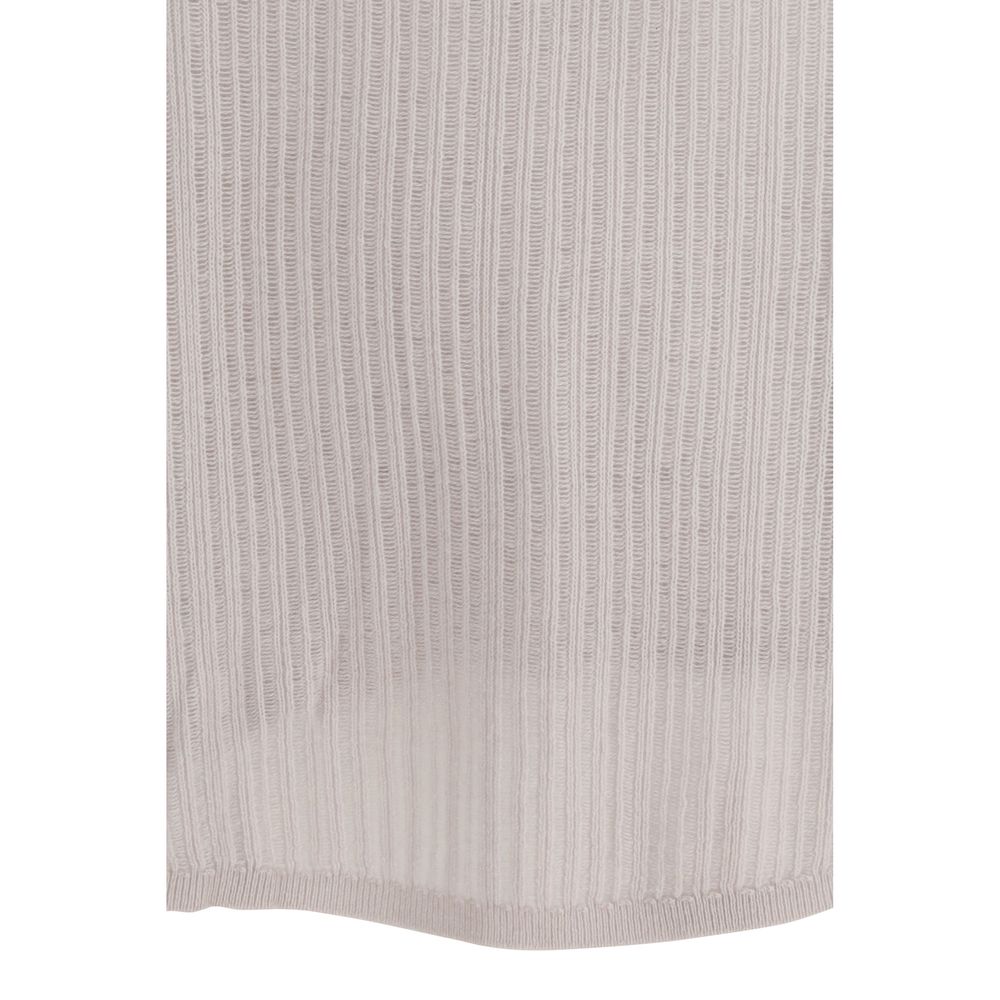 Allude White Cashmere Sweater - immagine 3