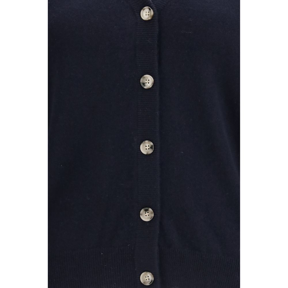Allude Blue Cashmere Cardigan - immagine 3