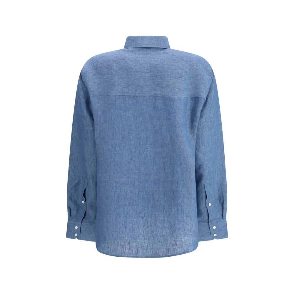 Rohe Blue Denim Shirt - immagine 2