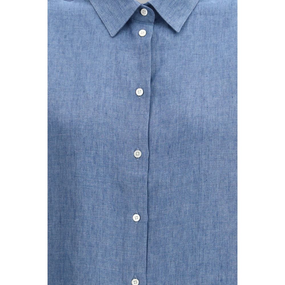 Rohe Blue Denim Shirt - immagine 3