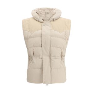 Marant Etoile Beige Polyamide Sleeveless Jacket
