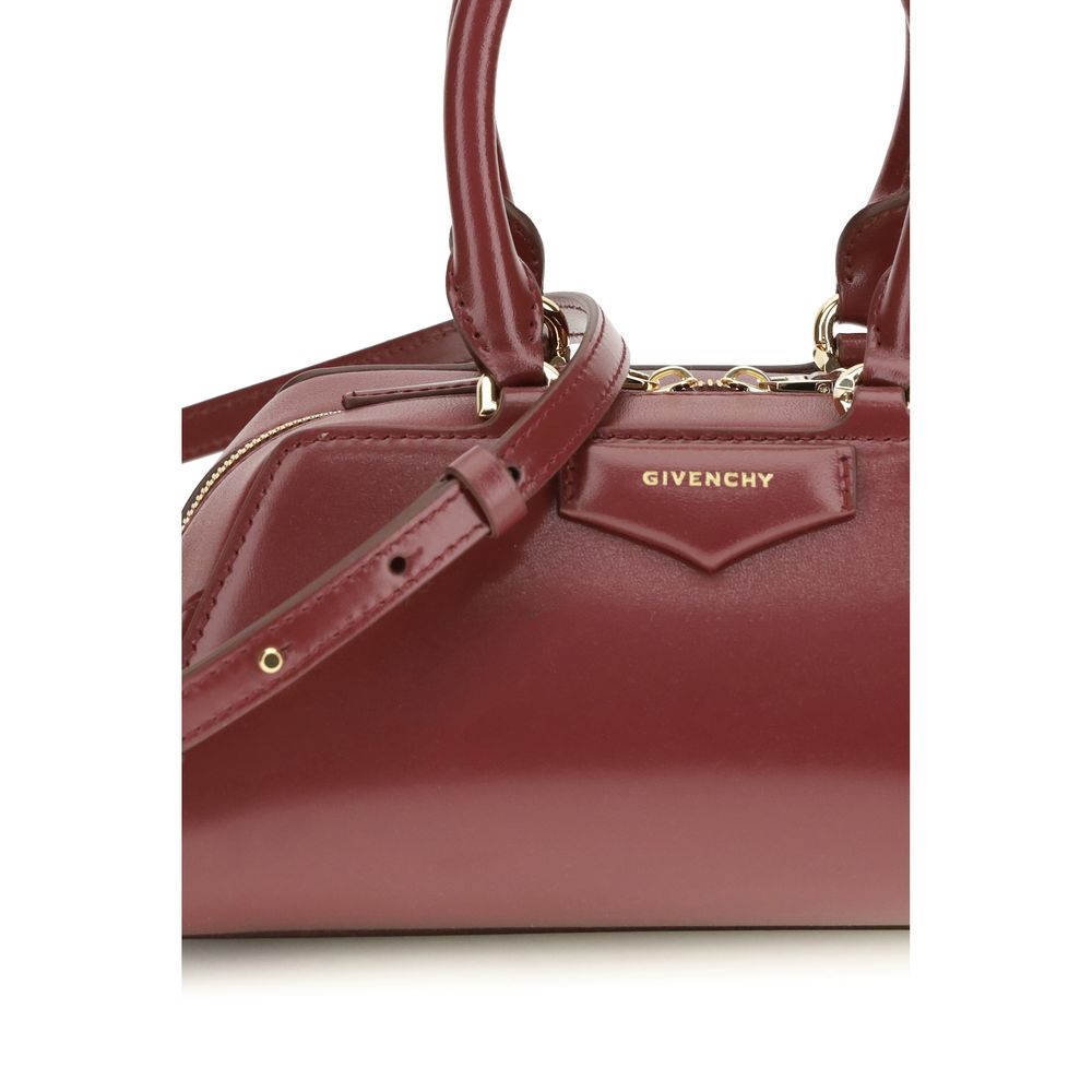 Givenchy Bordeaux Calf Leather Bos Taurus Handbag - immagine 4