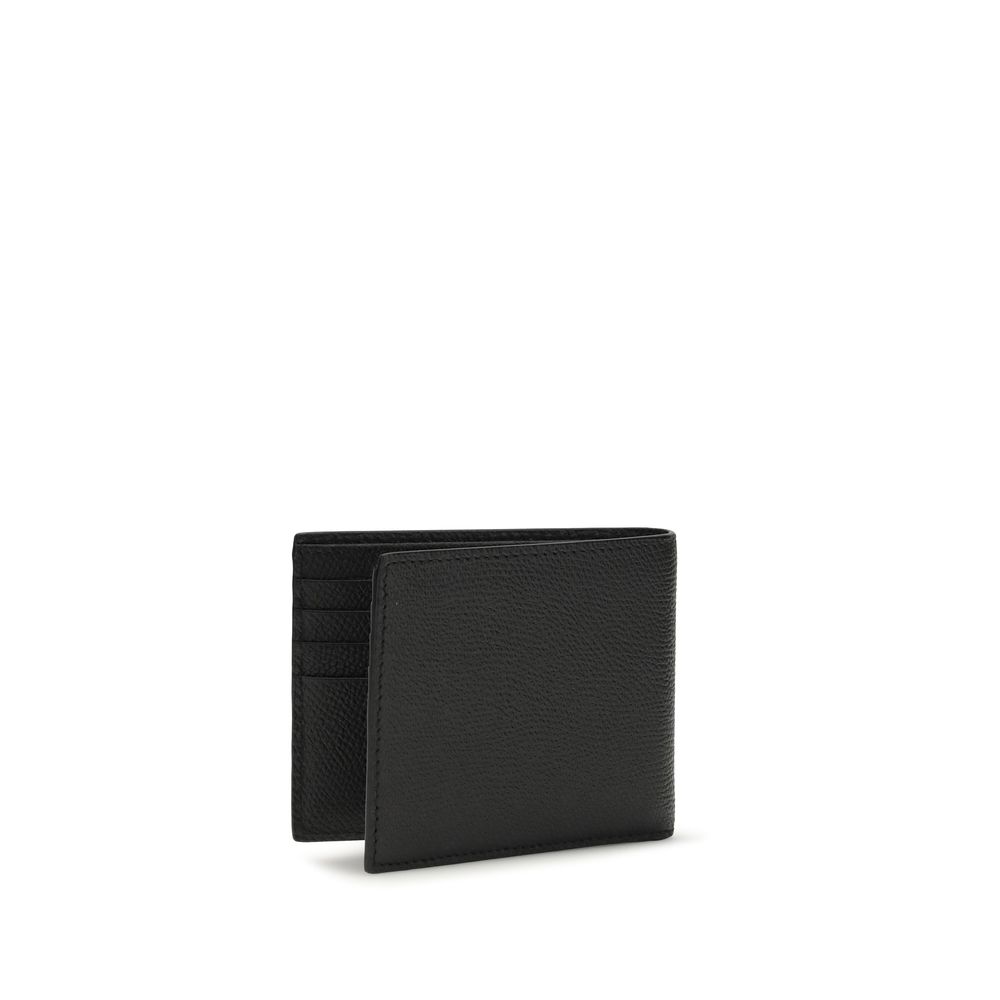 Valentino Garavani Black Calf Leather Bos Taurus Wallet - immagine 2