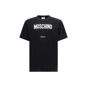 Moschino Black Cotton T-Shirt