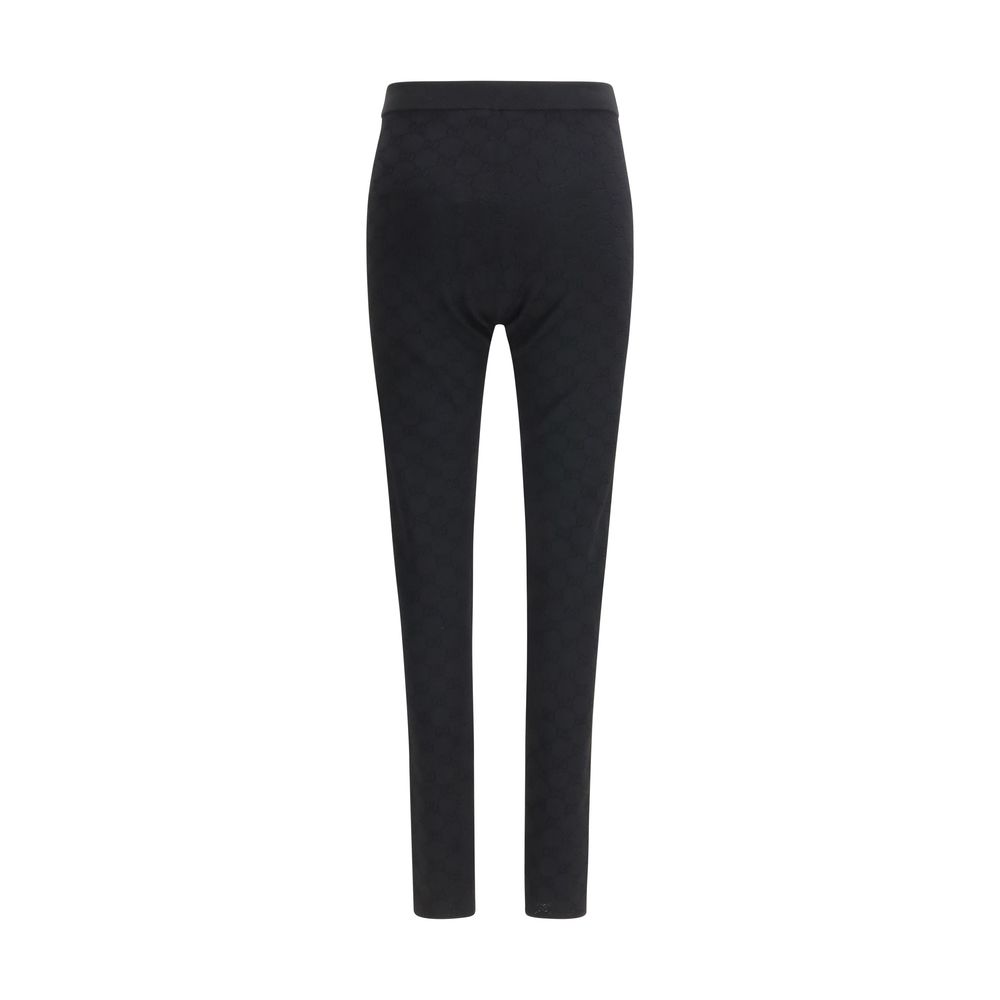 Gucci Black Viscose Leggings - immagine 2