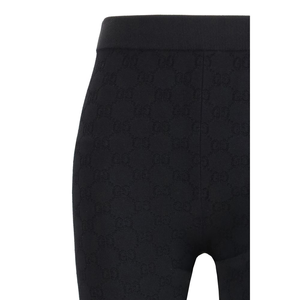 Gucci Black Viscose Leggings - immagine 3