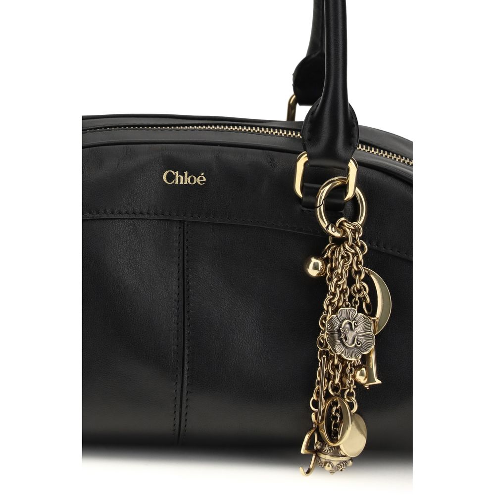 Chloé Black Calf Leather Bos Taurus Handbag - immagine 4