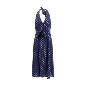 P.A.R.O.S.H. Blue Silk Casual Dress