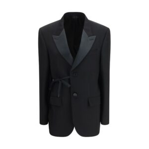 Balenciaga Black Wool Coat