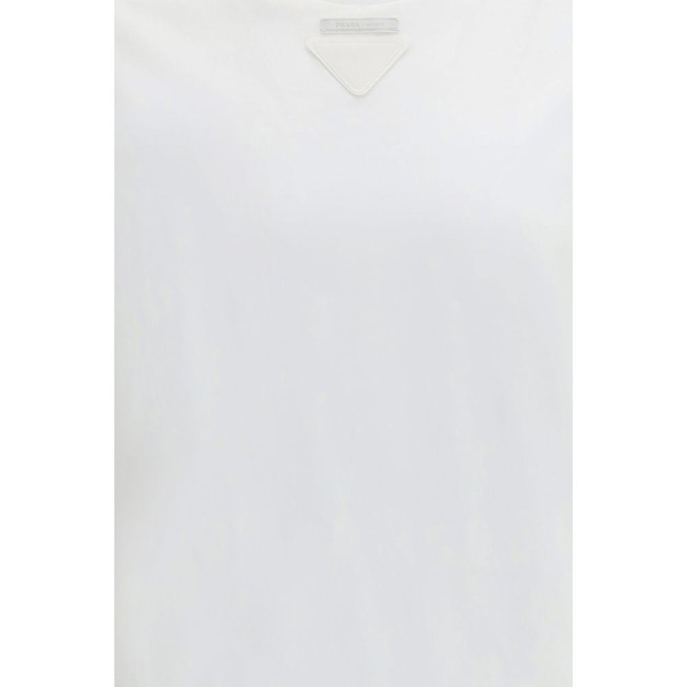 Prada White Cotton T-Shirt - immagine 3