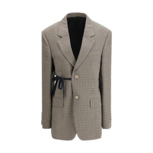 Balenciaga Multicolor Lyocell Coat