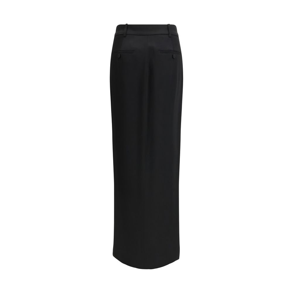 Tom Ford Black Acetate Long Skirt - immagine 2