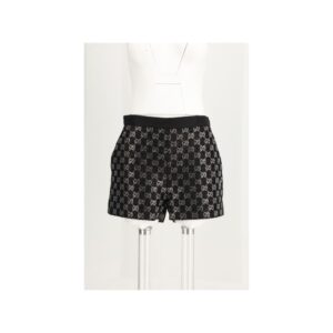 Gucci Black Viscose Bermuda Shorts