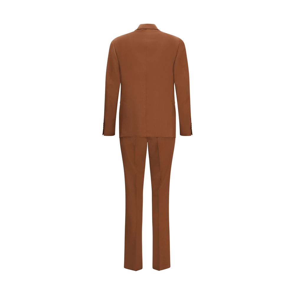 Lardini Brown Cotton Two-Piece Suit - immagine 2