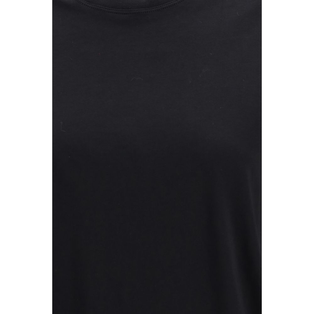 Loulou De Saison Black Cotton T-Shirt - immagine 3