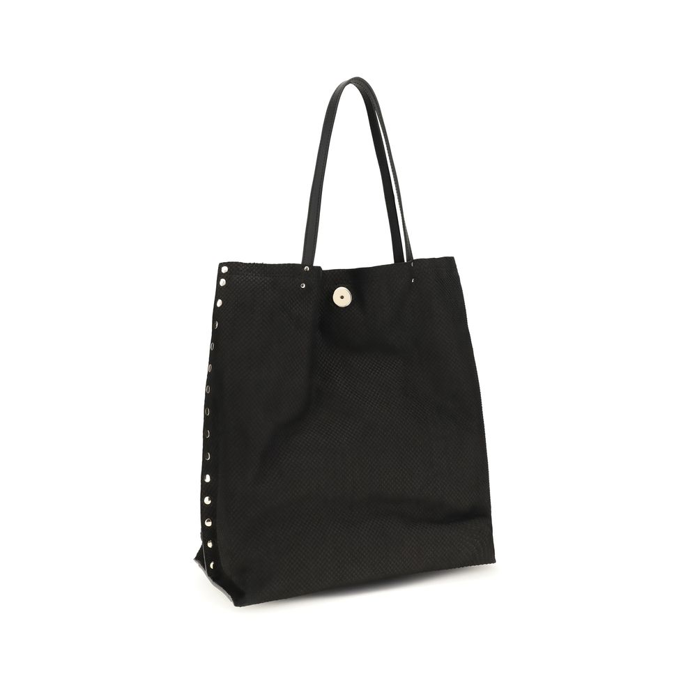 Zanellato Black Calf Leather Bos Taurus Shoulder Bag - immagine 3