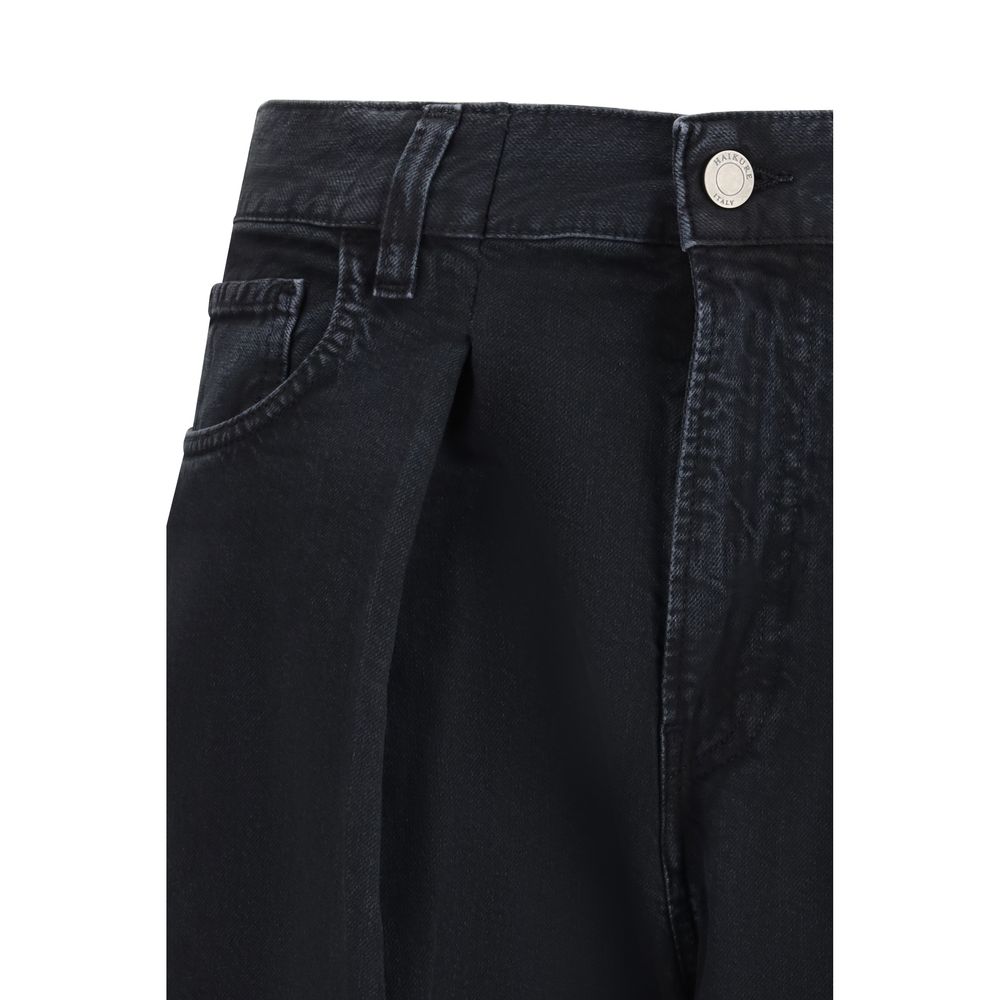 Haikure Black Cotton Jeans Denim - immagine 3