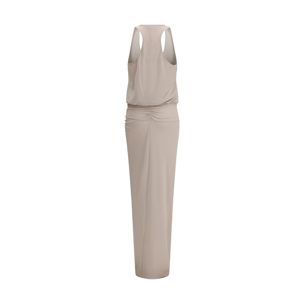 The Andamane Gray Polyester Long Dress - immagine 2