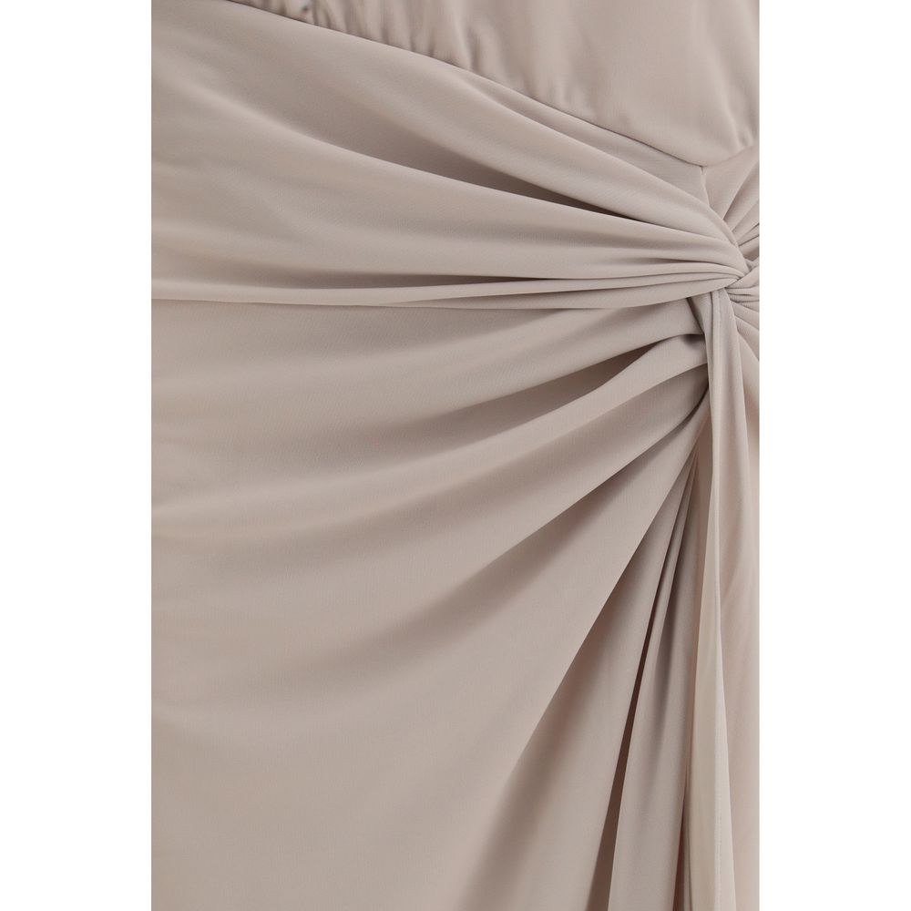 The Andamane Gray Polyester Long Dress - immagine 3